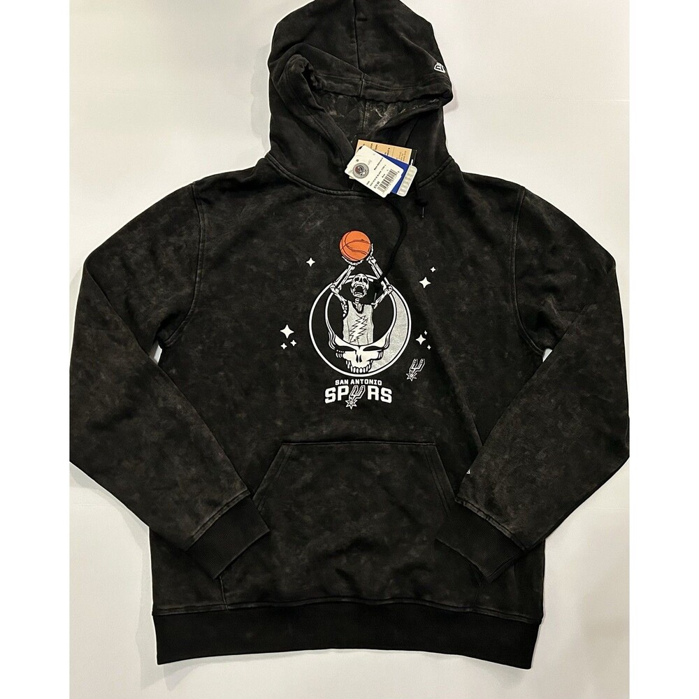 NWT San Antonio Spurs New Era x Grateful Dead Steal Your Face Hoodie Men’s Large
